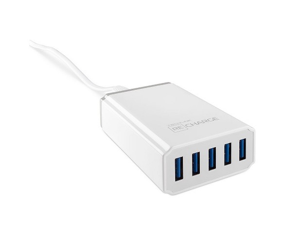 5 Port USB Wall Charger ReCharge