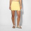 Women's Eyelet Mini A-Line Skirt - Wild Fable™ - 2 of 3