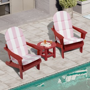 Crestlive Products Adirondack Chair Cushion High Back Patio Water Resistant Fade Resistant - 1 of 4