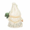 Jim Shore 5.5 Inch Winter's Fun Guy Mushroom Holly Christmas Gnome Figurines - 3 of 3
