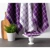 Design Imports Eggplant Waffle Weave Dishtowel Set/6 - 2 of 4