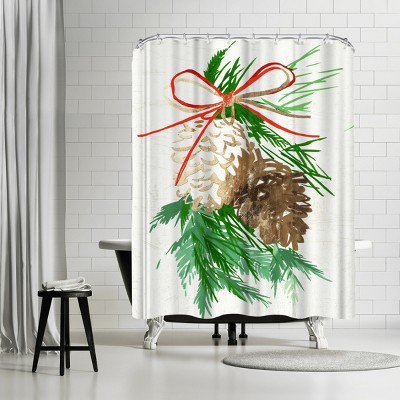 Simply Joyful by PI Creative Holiday Collection Shower Curtain - Americanflat