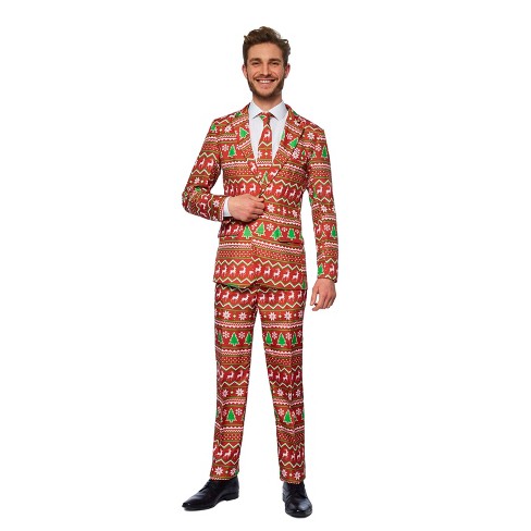 Suitmeister Solid Red Suit for Men