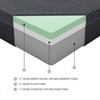 Vynxaria 11" California King Green Tea Gel-Infused Memory Foam Mattress, Gray Fabric Cover, Compressed Roll-in-Box, Easy Setup - 3 of 4