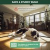 FXW Homeplus Indoor Dog Playpen - Stress-Free and Safe Play,Panels for Puppy and Small Dogs, Black│Patented - 4 of 4