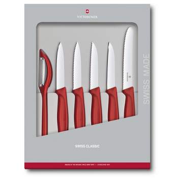 Victorinox Serrated Paring Knife 3 14 Red - Office Depot
