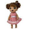 Doll Clothes Superstore Peach Dress Fits 12 Inch Baby Alive And Little Baby Dolls - 2 of 4
