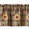 Park Designs Sunflower In Bloom Lined Applique Valance - 3 of 3