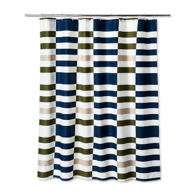 Multi Stripe Shower Curtain Basil Room Essentials Target