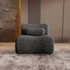 TiramisuBest Black Modular Sofa,Adjustable Headrests,Chenille Sectional,Hidden Legs,Reclining Backrest for Living Room/Bedroom - 2 of 4