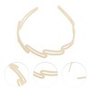 Unique Bargains Women's Cute Frosted Diagonal Square Headbands 1 Pc - 3 of 4