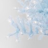 6.5' LED Pre-Lit Artificial Christmas Tree Pastel Blue - Wondershop™ - 4 of 4