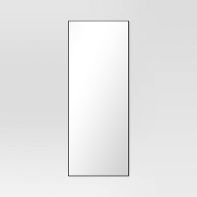 28" x 72" Large Scale Rectangular Mirror Black - Threshold™