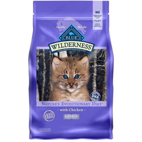 Blue Buffalo Wilderness High Protein Natural Kitten Dry Cat Food