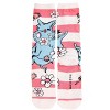 HalloweenCostumes.com One Size Fits Most  Dr. Seuss Crew Sock Set for Adults 5 Pack Assorted, Red/White/Blue - 3 of 4