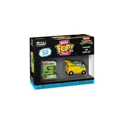 Funko Bitty POP! Rides: Teenage Mutant Ninja Turtles Leonardo and Turtle Van Figures