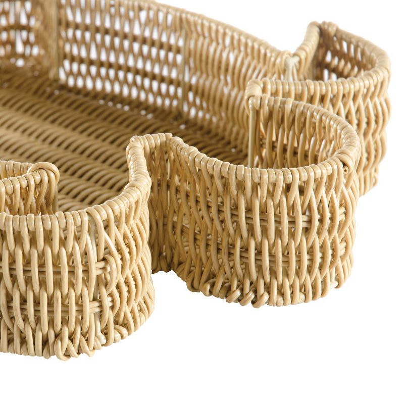 Kaplan Early Learning Animal Washable Wicker Floor Baskets, 3 of 7