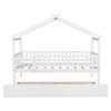 Whisen Modern Style Twin Size Wooden House Bed with Twin Size Trundle - 4 of 4