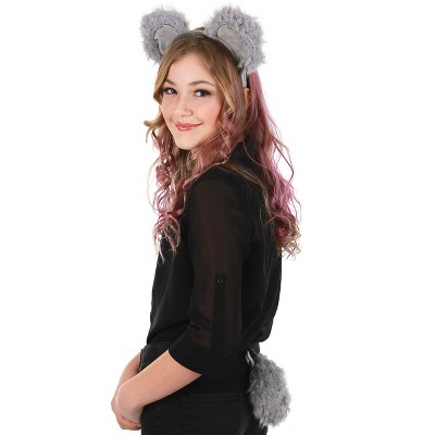 HalloweenCostumes.com    Koala | Ears Headband & Tail Kit, Gray