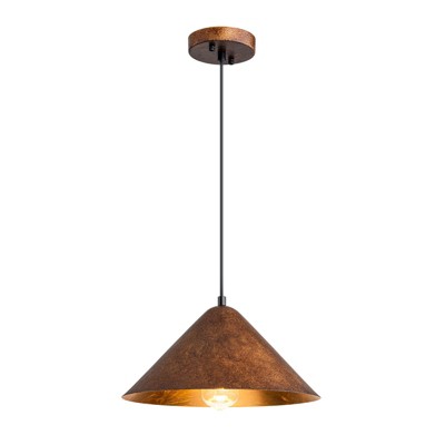LLHZSY Industiral Dome Pendant Lights for Kitchen Island - Copper - W13.11"