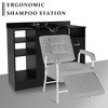 ORRD Shampoo Backwash Station – Salon Chair with Shampoo Bowl, Storage, Drawer, 110V Outlets, USB Port, Faucet Sprayer – Beauty & Spa Equipment - 2 of 4