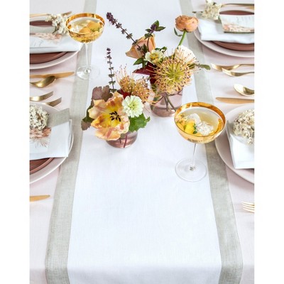 Solino Home Linen Festive Edge Table Runner