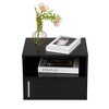 Sevobal Nightstands Wall Mounted Nightstand 2 Packs With Drawer, Open Compartment, Elegant And Simple Design, Black, 16.7"*13"*12.8" - 4 of 4