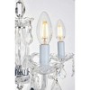 Elegant Lighting Rococo 4 light Chrome Pendant Clear Royal Cut Crystal - image 3 of 3