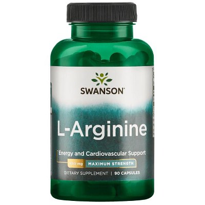 Swanson Dietary Supplements Maximum Strength L-Arginine 850 mg Capsule 90ct.
