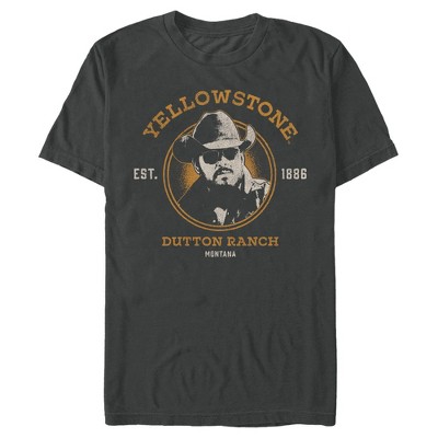 Men's Yellowstone Est. 1886 John Dutton Portrait T-shirt : Target