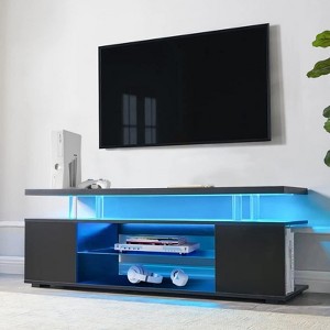 TiramisuBest TV Stand for 60 Inch LED Gaming Entertainment Center Media Console Large Side Cabinet for Living Room - 1 of 4