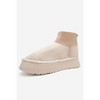 OVAR - Beige Suede Platform Boot (Women) beige 9 Forever & Always Shoes US - 4 of 4