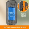 Toucan® Wi-Fi® and Wire-Free 1920 x 1080p Video Doorbell PRO with Wireless Doorbell Chime in Black - 4 of 4