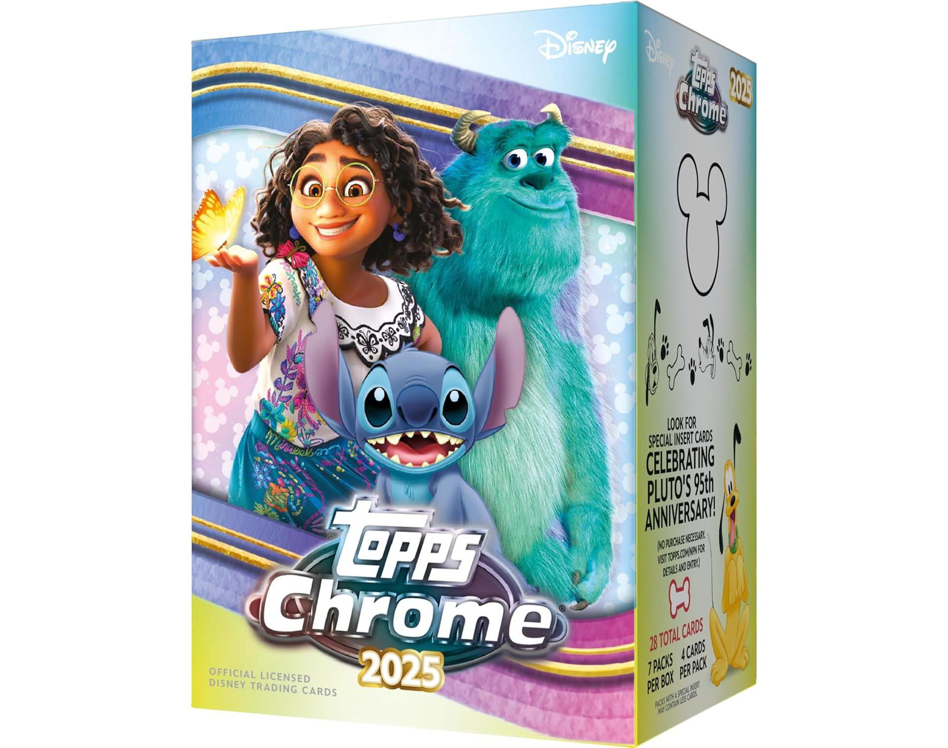 Topps 2025 Chrome Disney Value Blaster Box