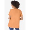 Woman Within Plus Size Perfect Short-Sleeve Keyhole Tee - 3 of 4