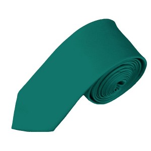 Boy's Solid Color 2.75 Inch Wide And 48 Inch Long Neckties - 1 of 4