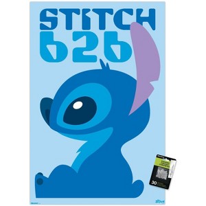 Trends International Disney Lilo & Stitch (2002) - Stitch Minimalist Profile Unframed Wall Poster Prints - 1 of 4