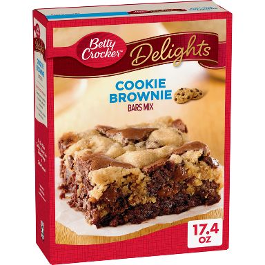 Betty Crocker Cookie Brownie Bars Mix - 17.4oz