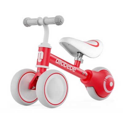 Allobebe Toddler Balance Ride-On Bike 3-Wheel 12-36 Months Adjustable Seat Quiet Wheels