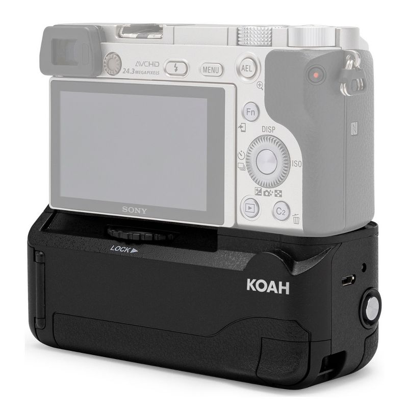 Koah Battery Grip for Sony a6000 and a6300, 2 of 4