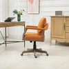 Computer Chair Office Chair Adjustable Swivel Chair Fabric Seat Home Study Chair - 2 of 4