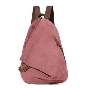 GenericCanvas Vintage Backpack – Large Casual Daypack Outdoor Travel Rucksack Hiking Backpacks - 1 of 4