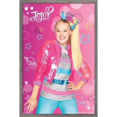 Trends International Jojo Siwa - Pink Framed Wall Poster Prints