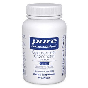 Pure Encapsulations Glucosamine Chondroitin with MSM - Supplement to Support Cartilage, Connective Tissue, and Joint Health - 60 Capsules - 1 of 4