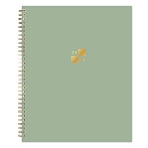 Blue Sky Brook Gossen Planner 8.5"x11" Weekly/Monthly Wirebound (15 Month) Solid Green - 1 of 4