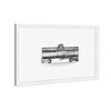 21" x 15" Dairy Train Transportation Framed Art Print - Wynwood Studio: Modern Decor, High Definition Ink, Plastic Frame, Wall Mount - 2 of 4
