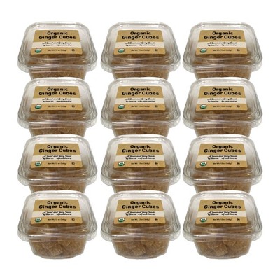 Woodstock Organic Ginger Cubes - Case of 12/12 oz