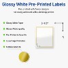 Avery 4" x 3-1/3" Labels, Gold Double Border with Florals, 40 ct - 2 of 4