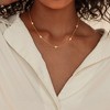 Turandoss Gold Pearl Necklaces for Women - Dainty 18k Gold Pearl Choker Pearl Necklace, Prom Jewelry Gifts, Bridal Bridesmaid Wedding Gifts, 15+2.5In - 3 of 4