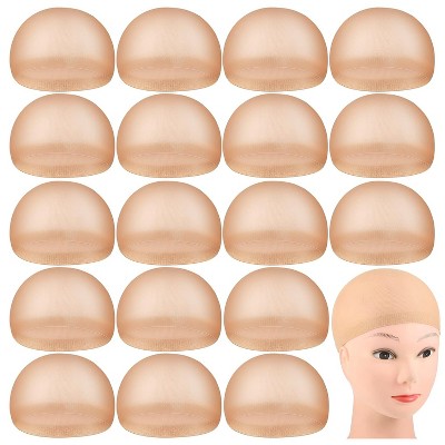 20 PCS Wig Caps for Women, Ultra-Thin Stretchy Nylon Lace Front Stocking Caps (Ballet/Cosplay/Daily Use)